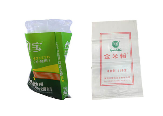 China Vrije Poly Geweven de Zakkenfabrikant van steekproeven Witte pp Geweven Zakken leverancier