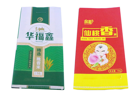 China De gedrukte 50 Kg-Witte pp Plastic Zak van Bloem Verpakkende Zakken voor Rijst fabriek